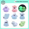 10Pcs Halloween Luminous Ghost Figures Glowing At Night Action Figure Mini Micro Landscape Miniatures Halloween Decoration Gifts