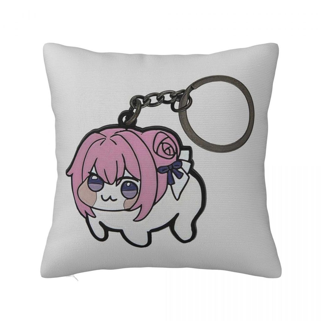 Nikke DORO Doll Victory Goddess Pink Dog Pillowcase Cushion Comfort Throw Pillow Sofa Cushions Used for Home Bedroom Living Room