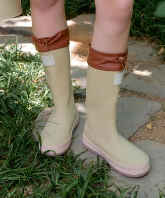 Shoehi Lisa String Mid-Length Rain Boots_R0009(3Colors)