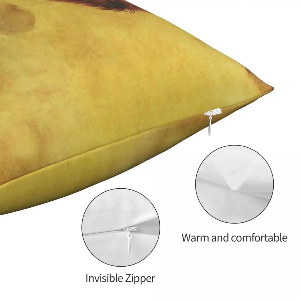 Angels Cherubs Raphael Santi Sistine Madonna Sweet Polyester Cushion Cover Home Office Decorative Kawaii Pillow Cover