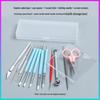 Silicone Double-Ended Dotting and Pressing Pen for Polymer Clay Sculpting