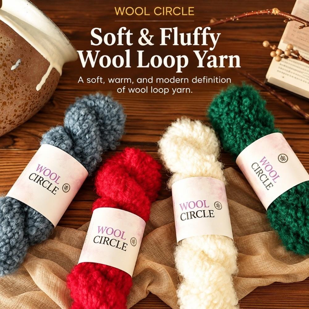 Solid Color Merino Wool Yarn 50g Knitting Yarn Ball New Crochet Wool Thread DIY Crochet