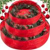 Christmas Wreath Storage Bag Waterproof Dustproof with Handles Round Storage Bag Home Xmas Party Garland Portable Zipper Pouch
