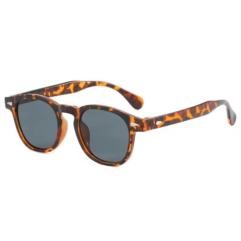 Vintage Oval Classic 4 Small Ding Stylish Decorative Sunglasses for Men and Women