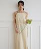 Oeoseoul Line Button-Up Dress [Butter Yellow]