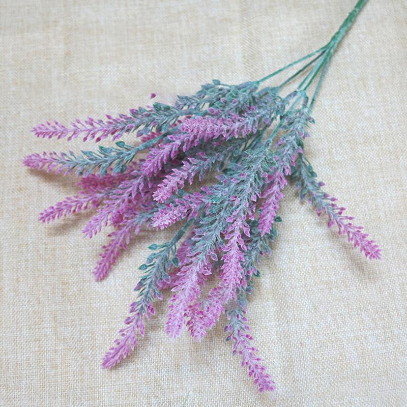 Simulation Haar Grüne Pflanze Lavendel Bouquet Von Neun Duftenden Simulation Wohnzimmer Blume Anordnung