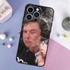 Elon Musk Funda For iPhone 16 15 11 12 13 14 Pro MAX X XS Max XR Plus 13 Mini Phone Case