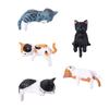 Cat Fingurine Computer Monitor Decor Mini Dog Kitty Screen and TV Decorations Personalized Car Accessories Mascot Crafts