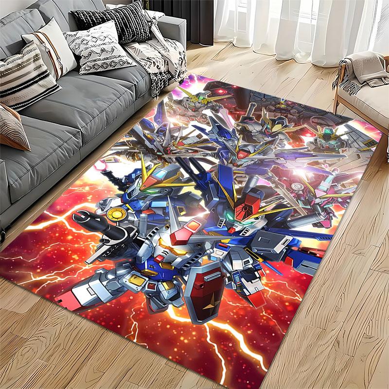 Robot Warrior Design Carpet suitable as a non-slip mat for the living room or bedroom sofa
