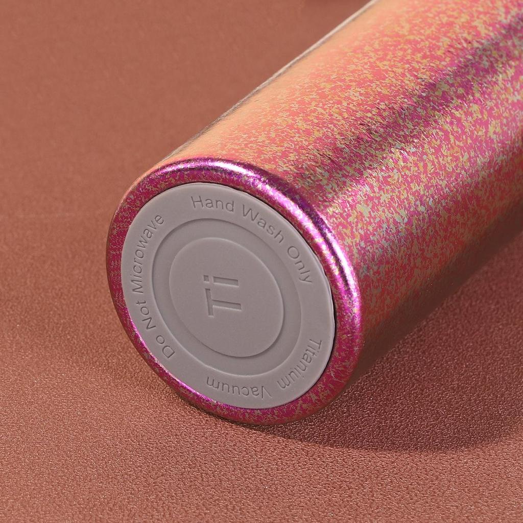 Titanium Thermos Cup - Double-Layer, Portable, Antibacterial Tea Brewer, Luxury Gift.