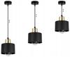 MODERN CEILING HANGING LAMP BLACK LED LAMP