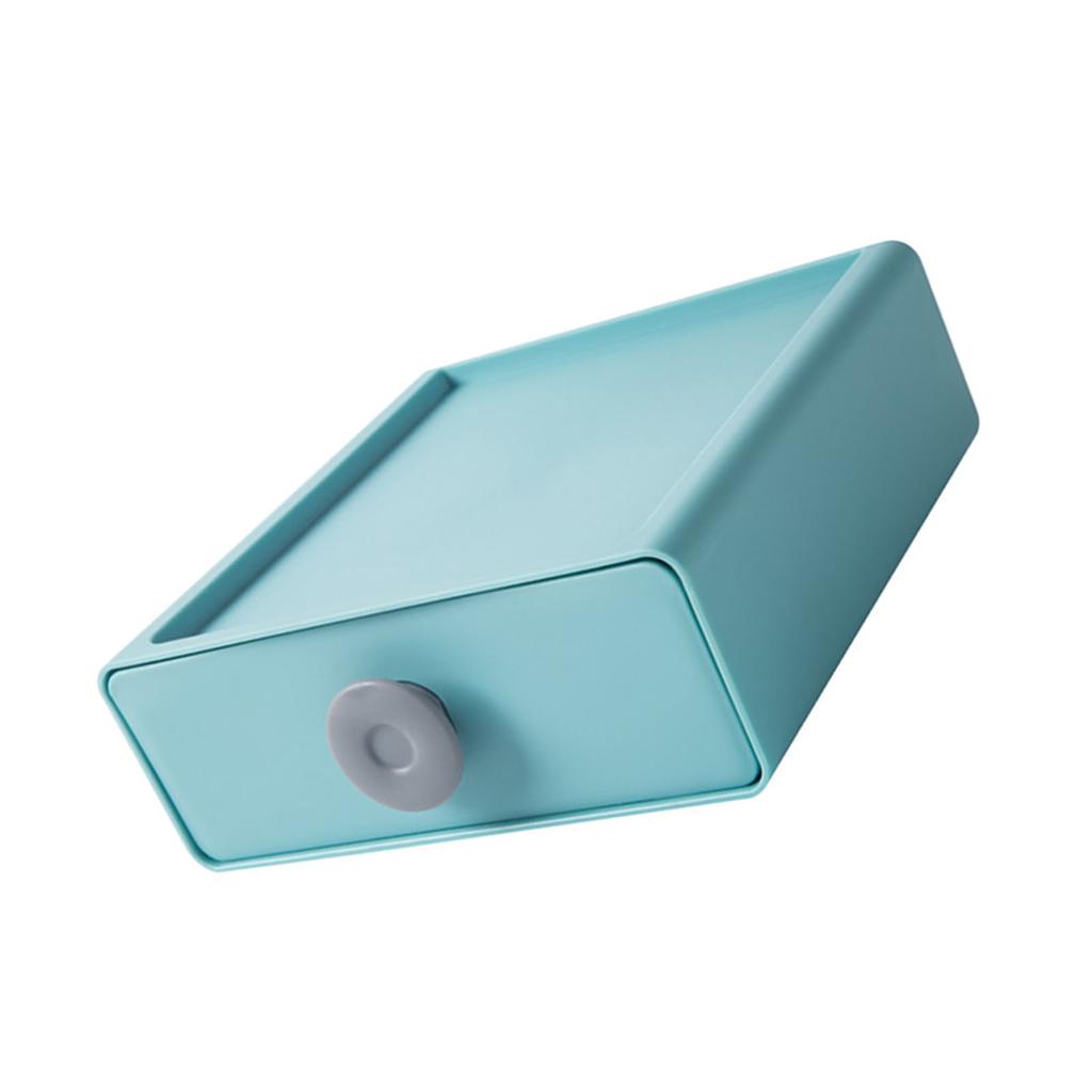 Drawer Storage Box Multifunctional Large Capacity Student Stationery Makeup Storage Drawer for Desktop Home