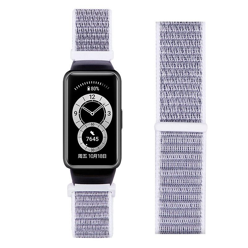 New Adjustable Nylon Strap for Huawei Band 6 Breathable 6NFC Replacement Accessories Bracelet for Honor Band 6 Wristband