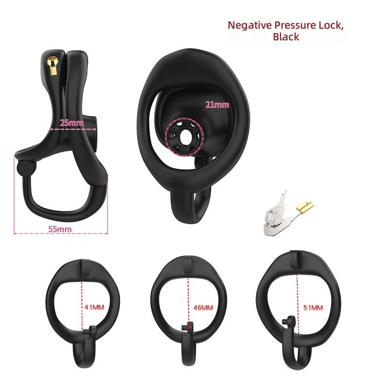 Male Chastity Device Ergonomic Design Stealth Lock for Adults Solitary Extreme Confinement Cage