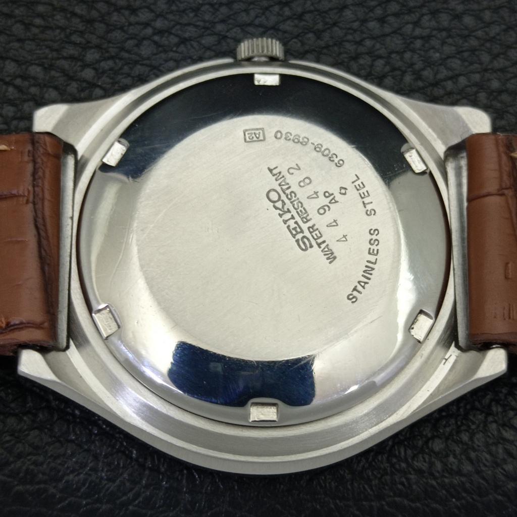 JAPAN VINTAGE SEIKO 5 AUTOMATIC 6309A MENS RED COLOR DIAL WATCH A700493-5 R203-a700493