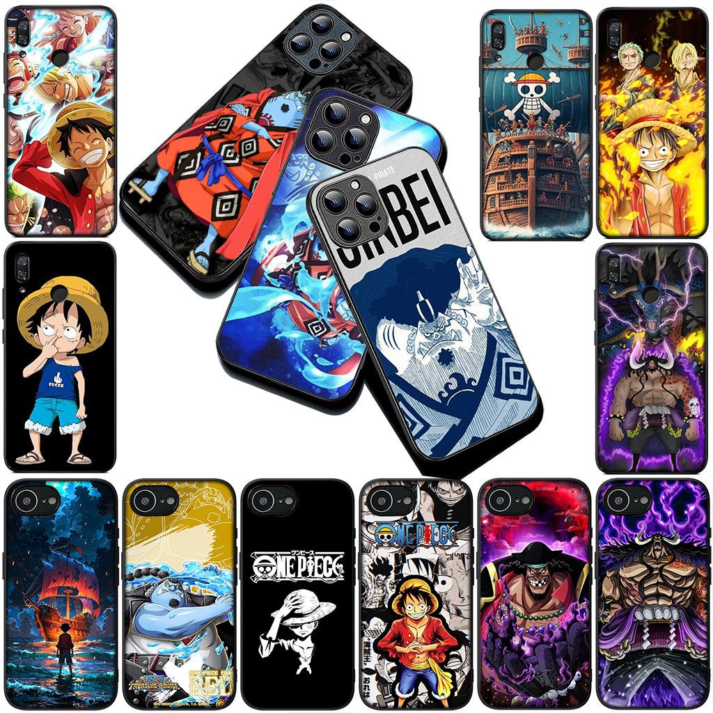 Jinbe Kaidous One Luffy Pieces Cover in Silicone per Telefono per Apple iPhone 17 Air 12 13 Pro Max Mini ProMax 7 + 8 Plus Custodia Morbida