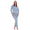 Keanu Womens/Ladies Waffle Long Pyjama Set