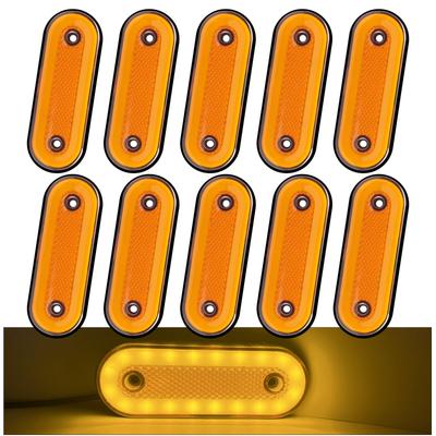 X-STYLE Side Markers, LED, 12 V, 24 V, Yellow, Trailer, Car Width Light, For