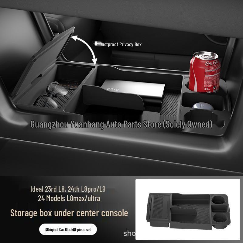 Silicone Organizer for Li Auto L8 L9 Console: Glasses Storage & Car Accessories