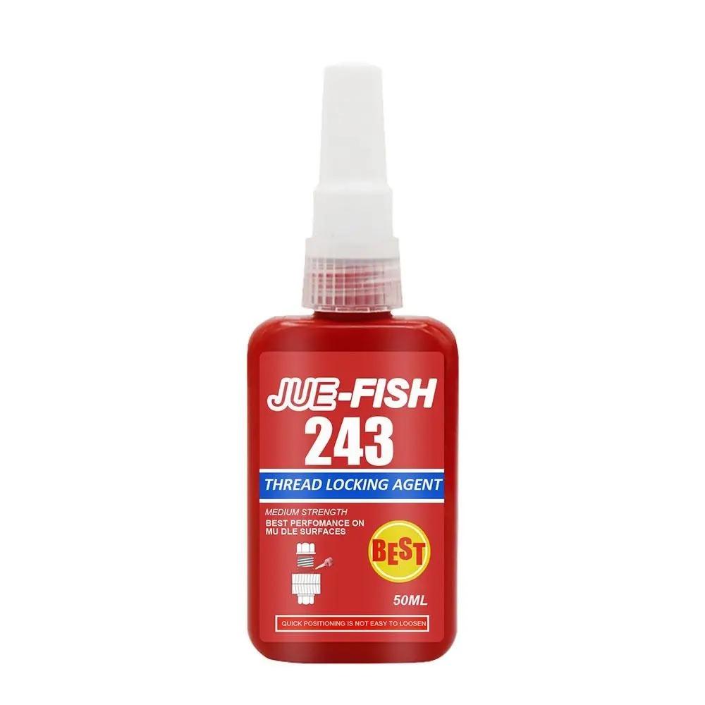 50ml Vida Sabitleyici Anaerobik Tutkallar Gevşek Vida Tutkalları Bağlantı Sızdırmazlık Maddesi Hızlı Kürlenen Vida Sabitleme Maddesi Vidalar için Sızdırmazlık Maddesi