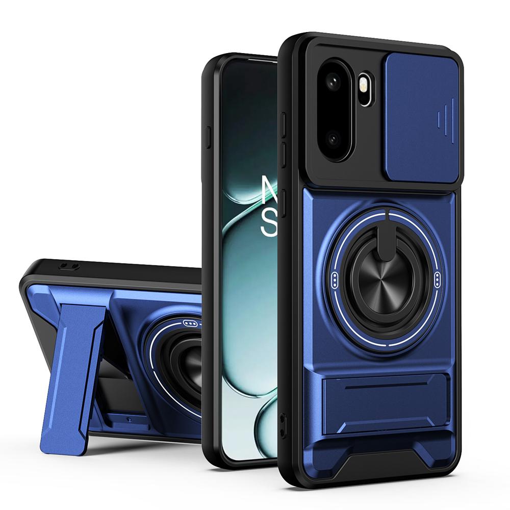 KEYSION Magnetic Phone Case for OnePlus 15R 5G 1+ Ace 6 6T Slide Camera Protection Upright Kickstand Ring Shockproof Back Cover
