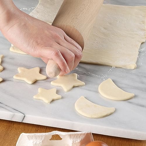 Pearl Metal Marble Rolling Board, 40x30cm, for Making Noodles, Bread, Pizza, Confectionery, Pie Dough, and Cookies, D-5881