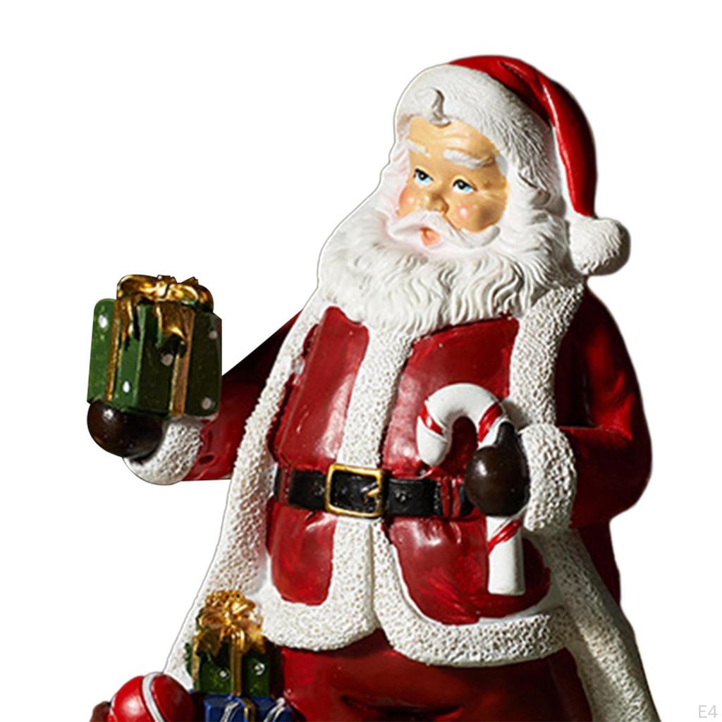 Festive Santa Claus Figurine for Home Decor