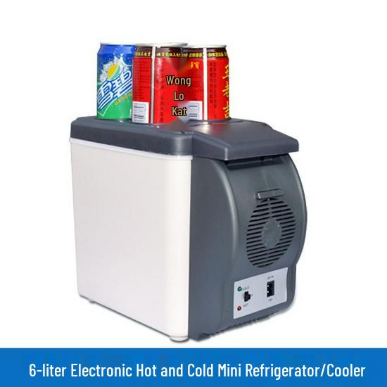 6L Dual-Use Car Refrigerator & Warmer - Hot/Cold Small Fridge for Vehicles