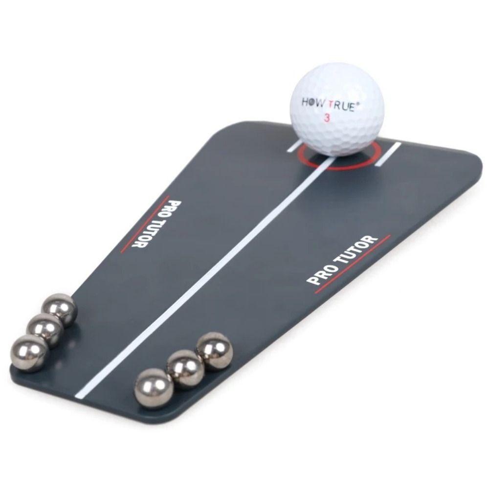 

Track Board Acrylic Golf Practice Tutor Portable Golf Training Aids Beginners чёрный