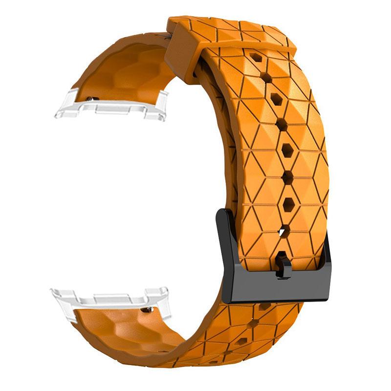 Band For Samsung Watch 8 44mm 40mm Strap Watchband Replacement Football Pattern Soft Silicone Bracelet Galaxy Watch 8 Classic
