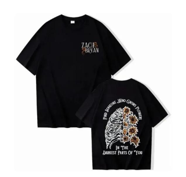 

2024 ZAC Принт Футболка с коротким рукавом и круглым вырезом, повседневная S чёрный