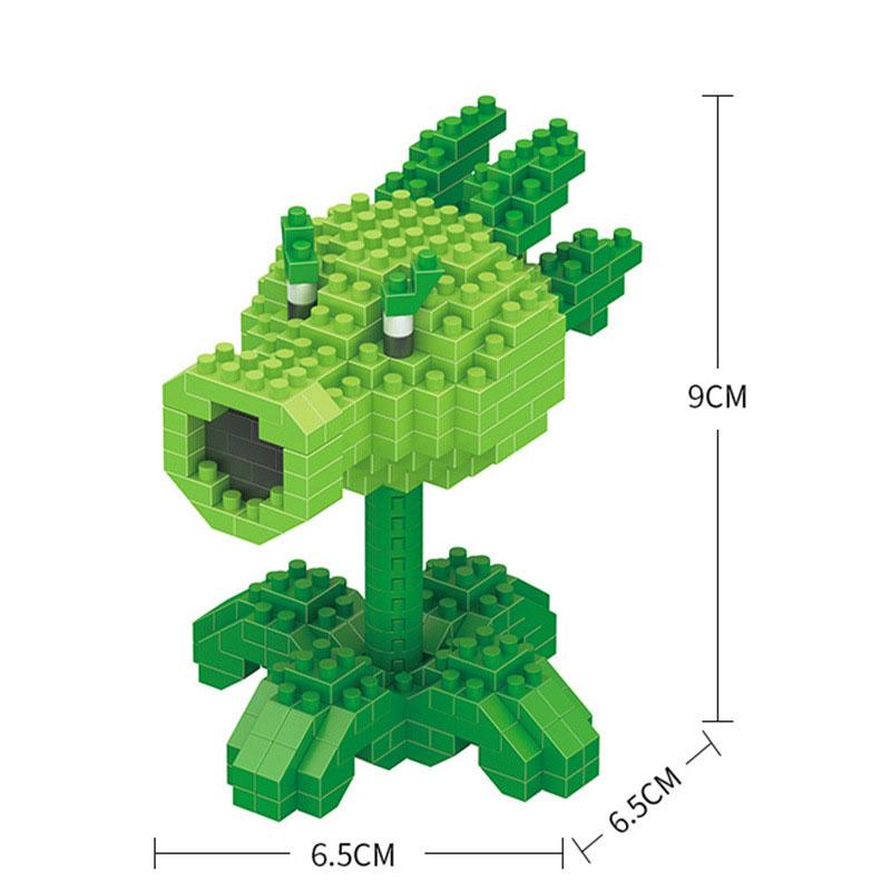 Vs Plants Zombies Parentchild Interactive Boxed Educational Building Toy Block
