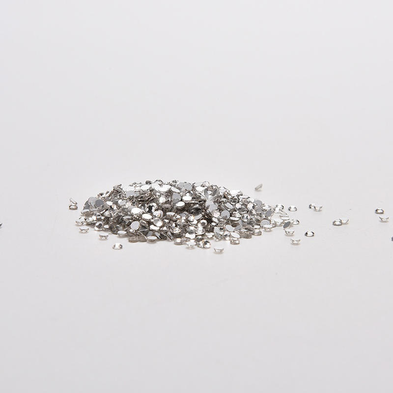 1440 pz ruota di strass per unghie HBG 1.6mm/2mm cristallo trasparente Flatback fai da te strass unghie Art Decor