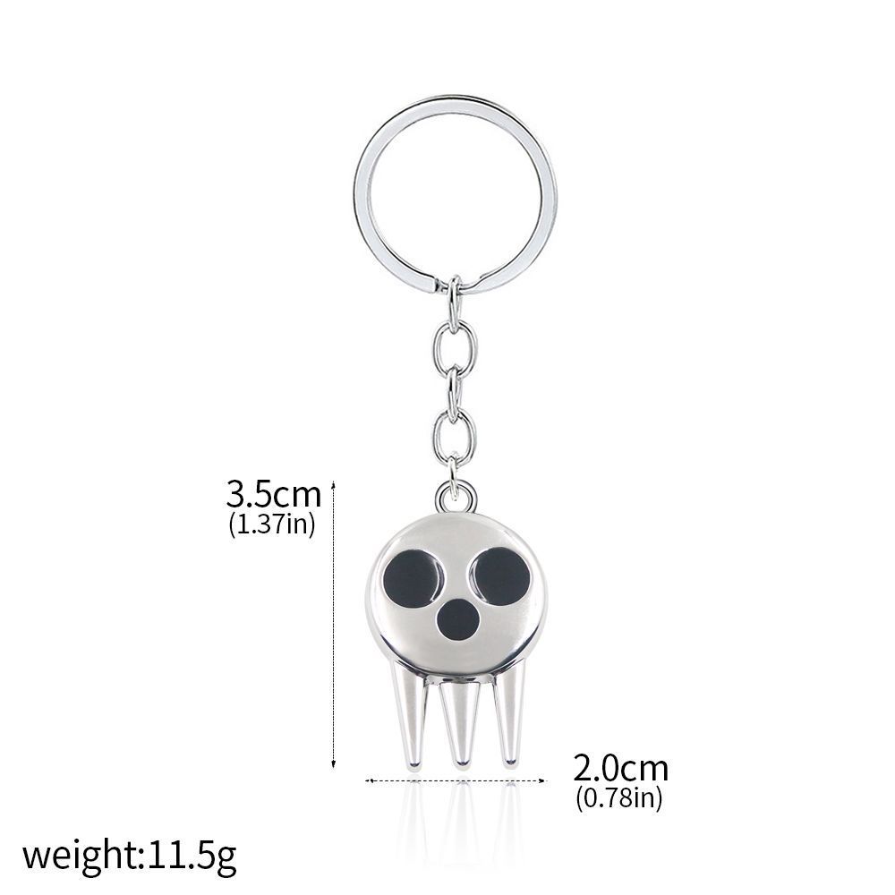 Anime Soul Eater Halskette Totenkopf Metall Anhänger Abzeichen Cosplay Requisiten Für Frauen Männer Fans Schmuck Zubehör Anhänger Geschenke