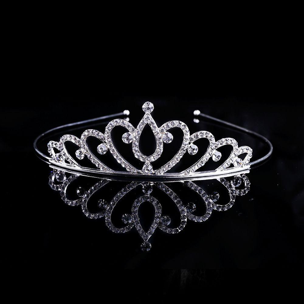 Heart Stunning Bridal Wedding Jewelry Tiaras Crowns Headbands Crystal Rhinestone Crown Headband