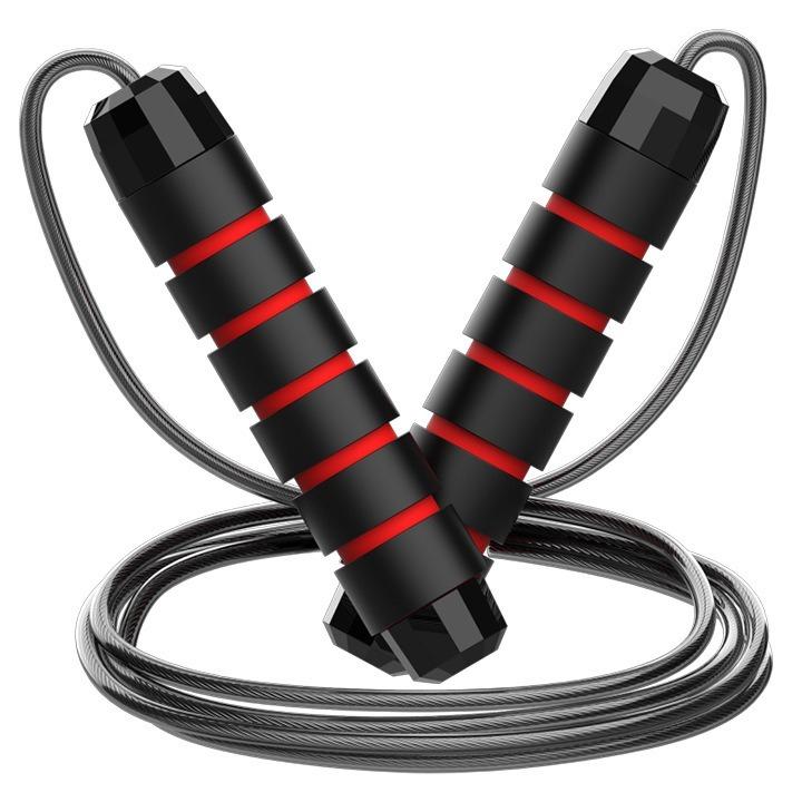 Rapid Speed Jump Rope Steel Wire Skipping Rope Exercise Adjustable Size Jumping Rope Fitness Workout Training Home Sport Equipment