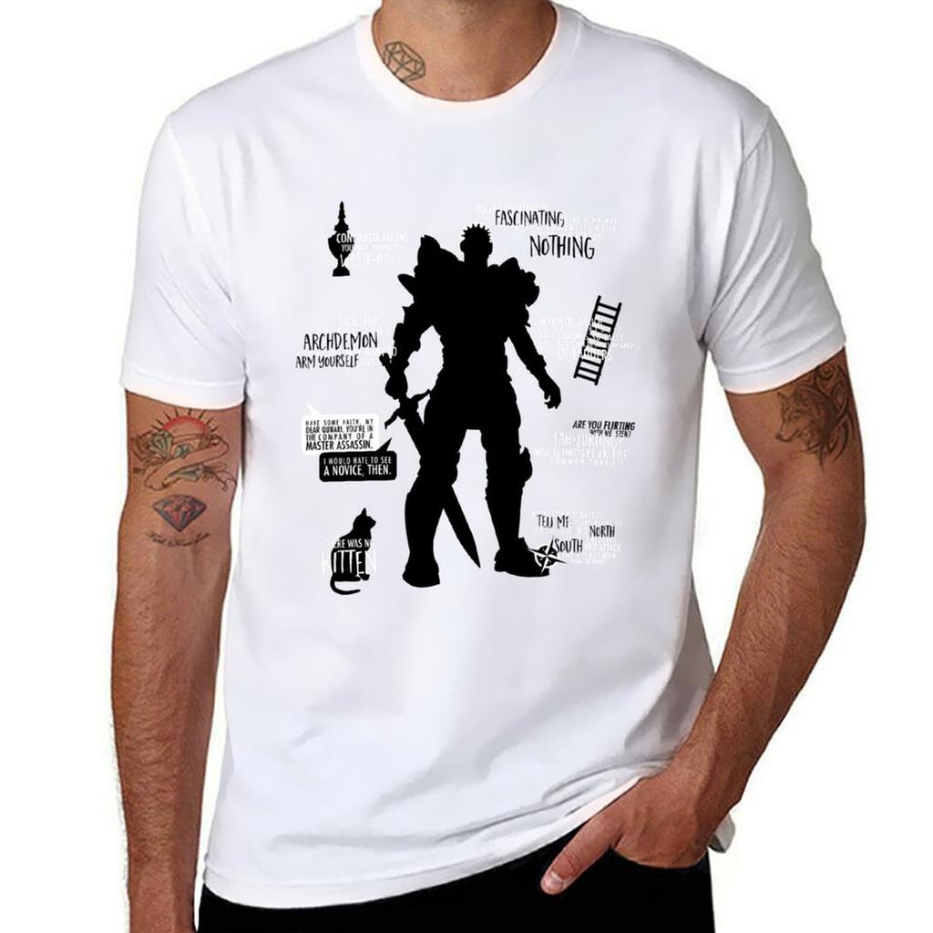 Dragon Age Sten Tshirt Man T Shirts High Quality Luxury Brand Tshirt