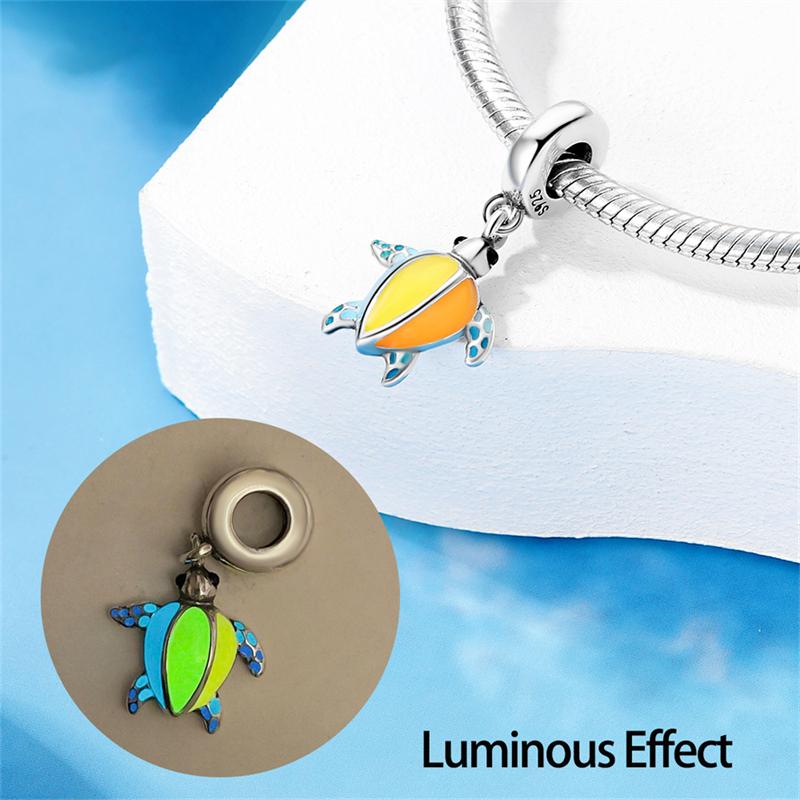 Brand New Copper Metal Boat turtle Starfish sea horse ocean series Charm Bead Component Compatible With Authentic Original Do It Yourself Bracelet