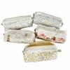 Cotton Pencil Pouch Zipper Stationery Pouch Portable Floral Pencil Case  Office Stationery