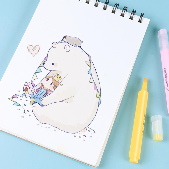 Acryl-Marker-Stift, 24 Farben, 48 Farben, wasserfester und deckender Aquarell-Stift, Kunstmarker