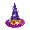 Lolitas Cosplay Witch Hat Magical Wizard Hats Halloween Witch Unisex Hat for Halloween and Theme Parties