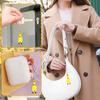 Scream Chicken Voice Chicken Keychain Mini Rubber Squeeze Screaming Chick 1-5PCS Yellow Shrilling Screaming Chicken Keychain