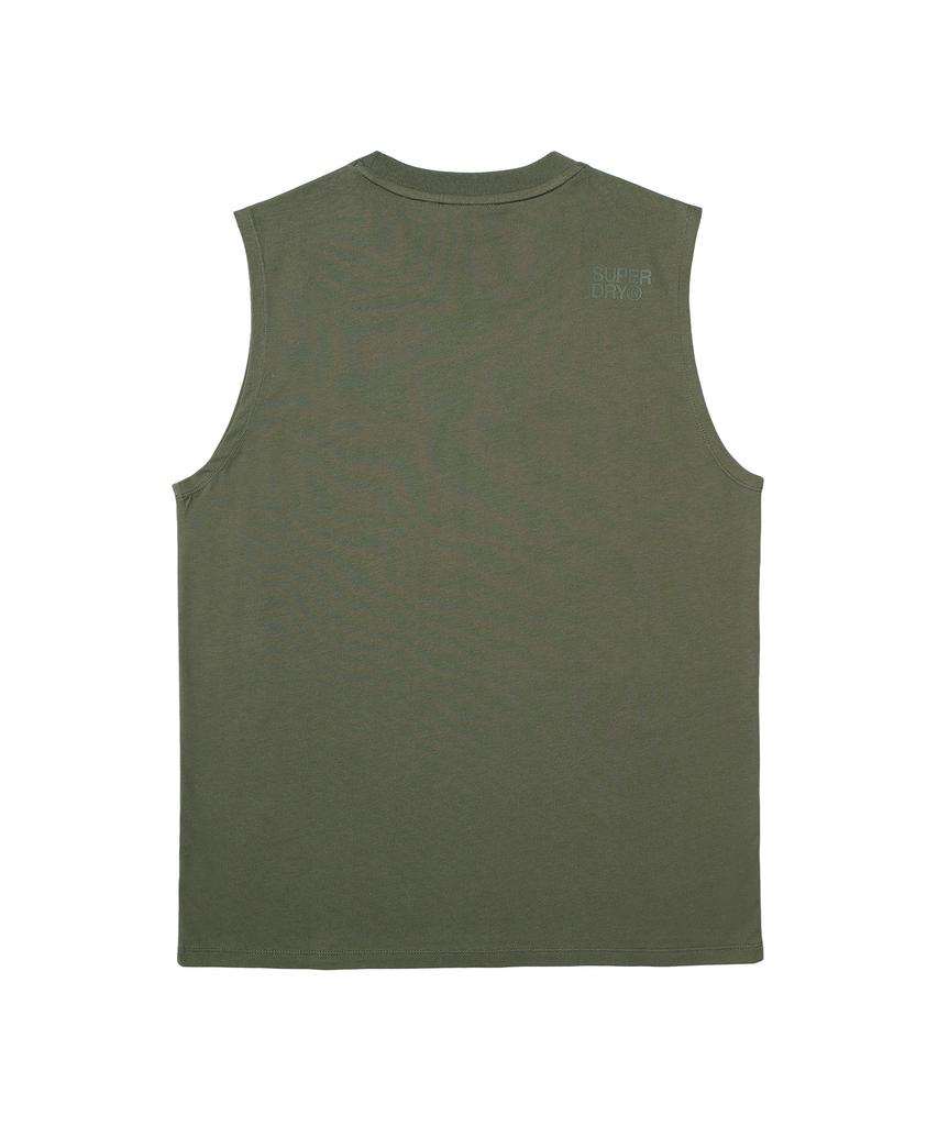 Syupeodeulai Core Logo Sleeveless Khaki Sdmivcp60Khk
