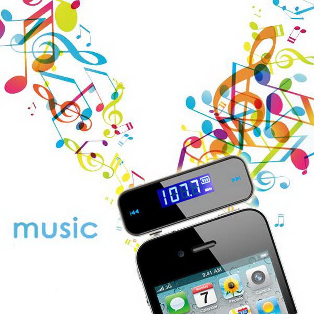 3.5mm Music Audio FM Transmitter Mini Wireless In-car Transmitter Car Mp3 Transmitter For iPhone for Samsung iPad