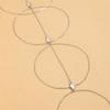Multilayer Lace Styes Chain Alloys Tassels Leg Chain Trend Meshes Thigh Chain for Women Fashionable Accessory