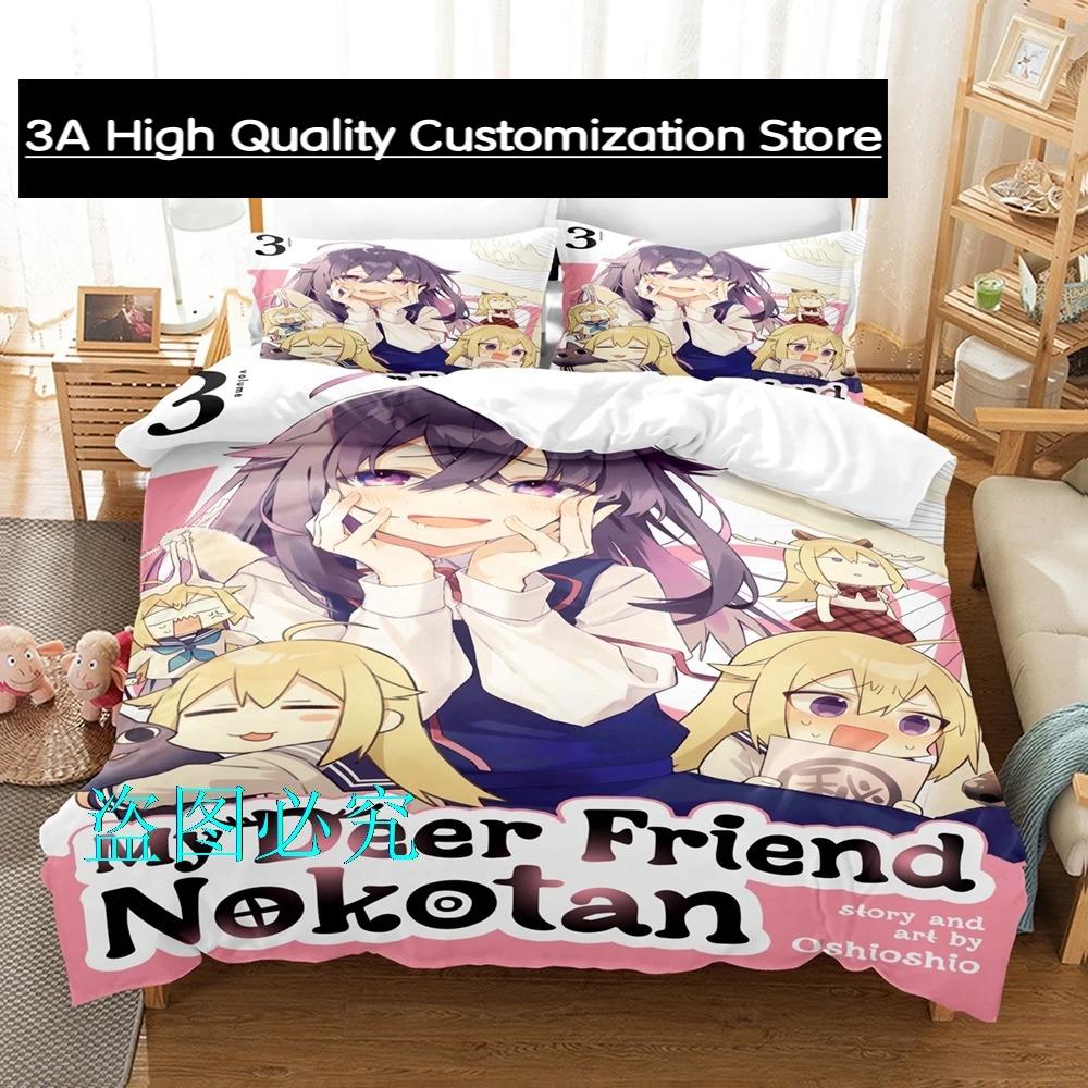 

Comforter Hot My Deer Friend Nokotan Bedding Set Single Twin Full Queen King Size Bed Set Aldult Boy Bedroom s Bed Comforter (quilt)-EU Single(135*200cm)3pcs