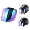Visiera Durevole Antivento a 3 Bottoni per Caschi da Moto Ribaltabile Su Giù Aperto Antiabbagliante Accessori per Casco