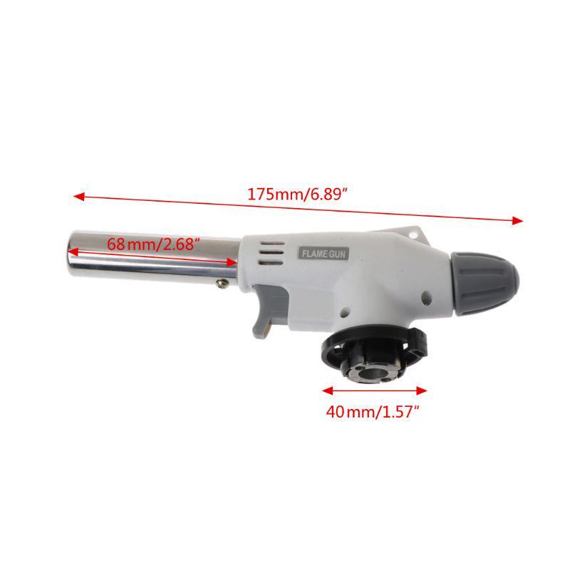 Metal Portable High Temperature Welding Blowtorch Camping BBQ Heating Ignition Butane Burner