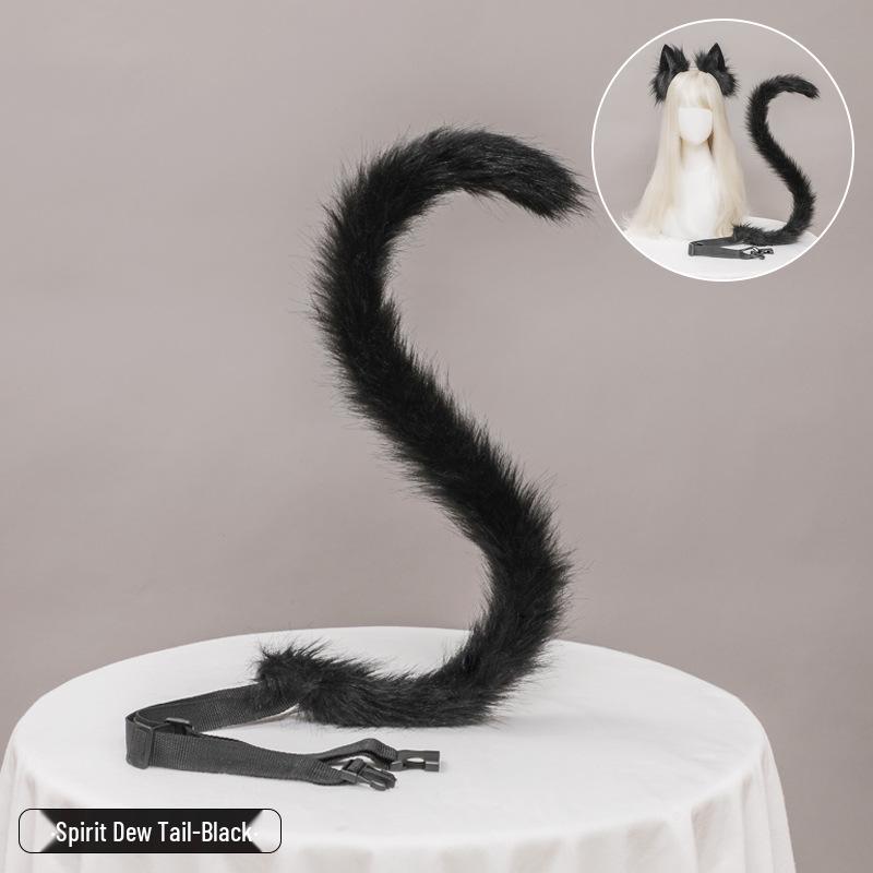 Handcrafted Plush Cat Ear Headband for Cosplay & DIY