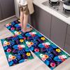 Kitchen Rugs Print Non-Slip Thick Cushioned Kitchen Mat Comfort Standing Mat for Kitchen